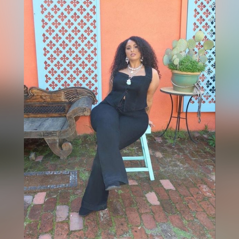 Fest Lace-up Flare High-rose Jean Nwt New In Bag Size 1 Or 14/16 Regular Length